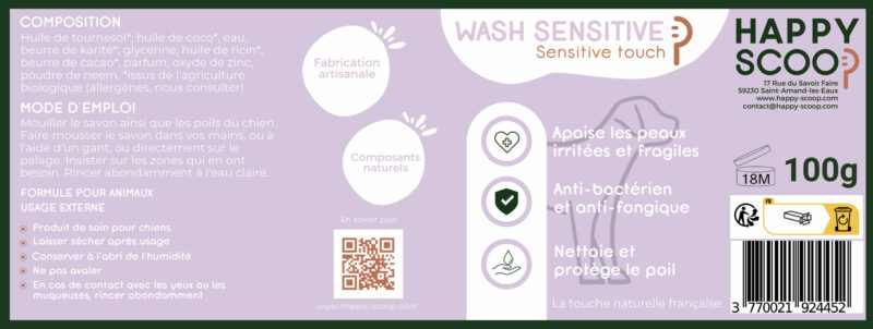 WASH SENSITIVE